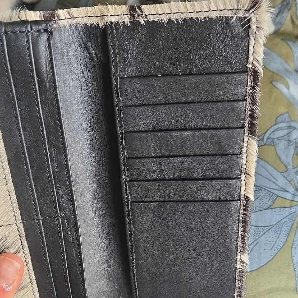 Myra Bag Cowhide Print Wallet - Picture 5 of 5